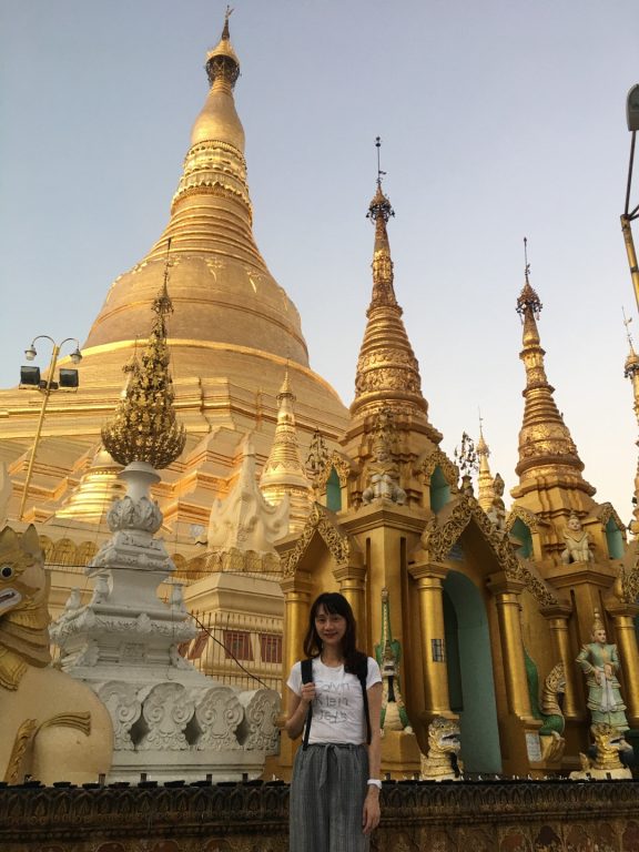 緬甸旅遊。第一天台北～仰光行程概要。翁山市場。大金塔。Wyndham Grand Yangon酒店［Miss飛妮］ @極光公主飛妮