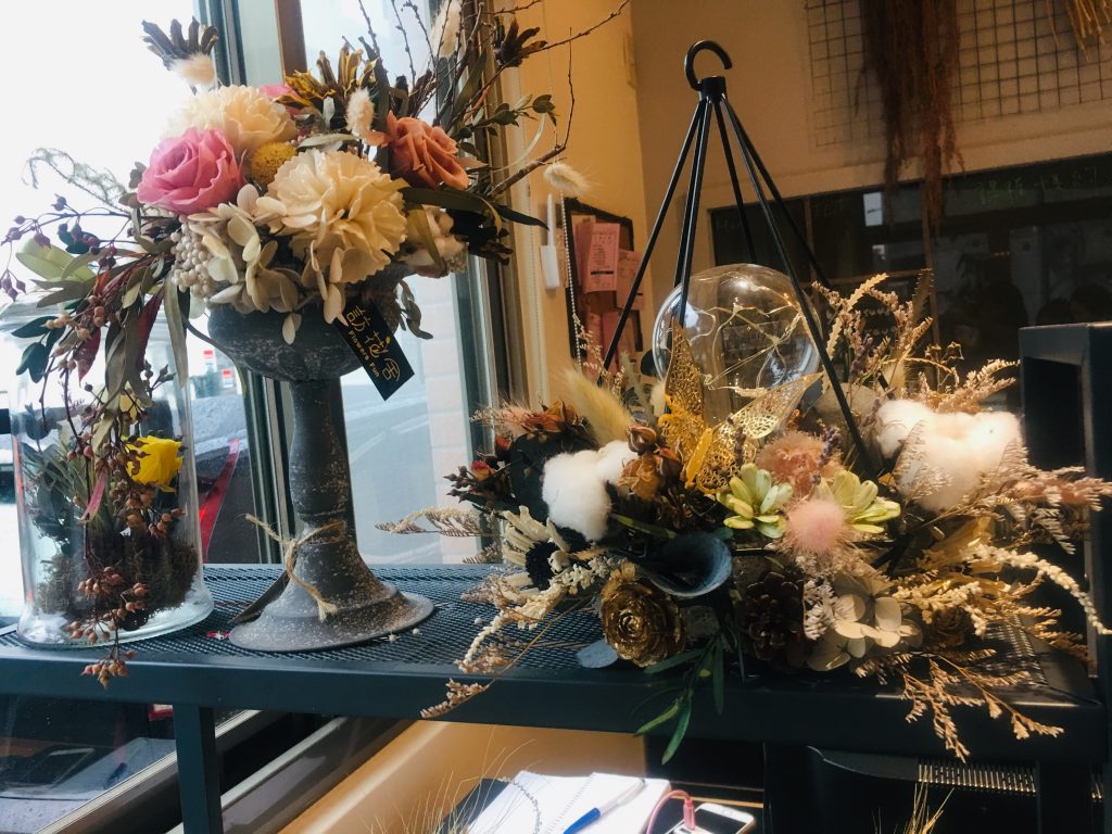 【訪花舍】新竹竹北乾燥花束造型、盆栽設計。鮮花預購花束。【Miss 飛妮】 @極光公主飛妮